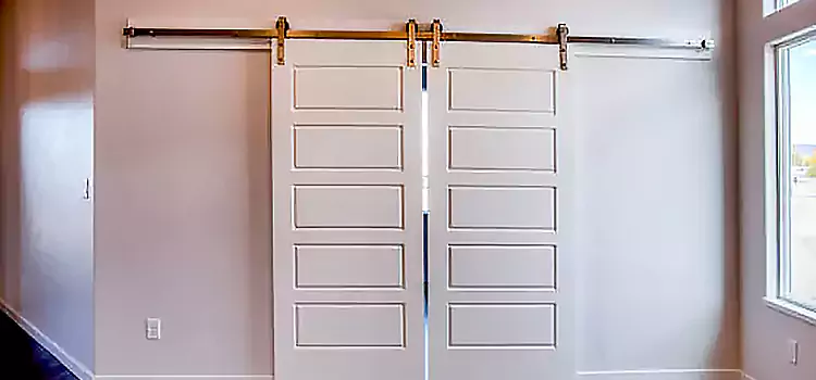 Glass Barn Door with Installation Hardware Kit Eastvale